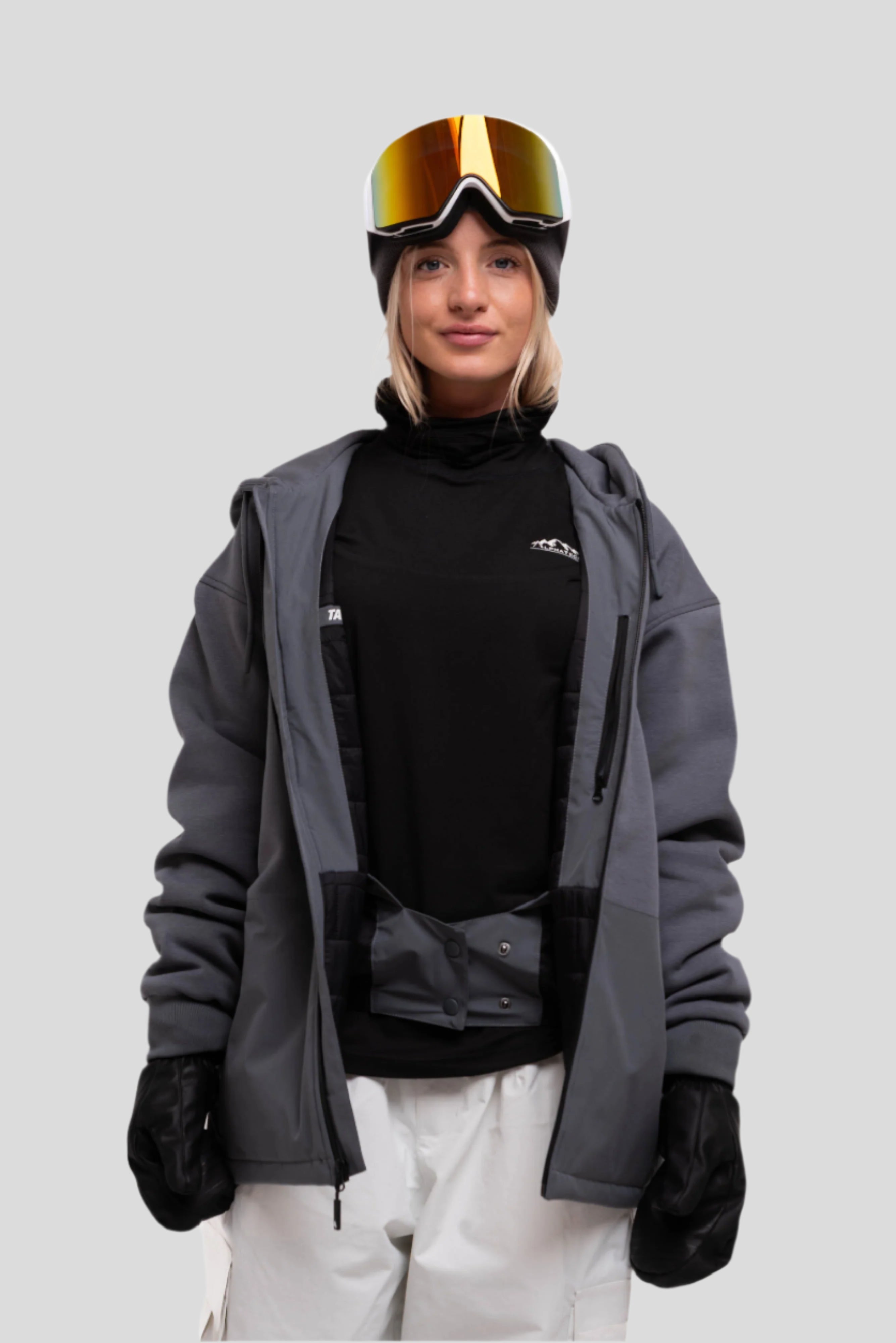 The Softflex Zip-up: Charcoal