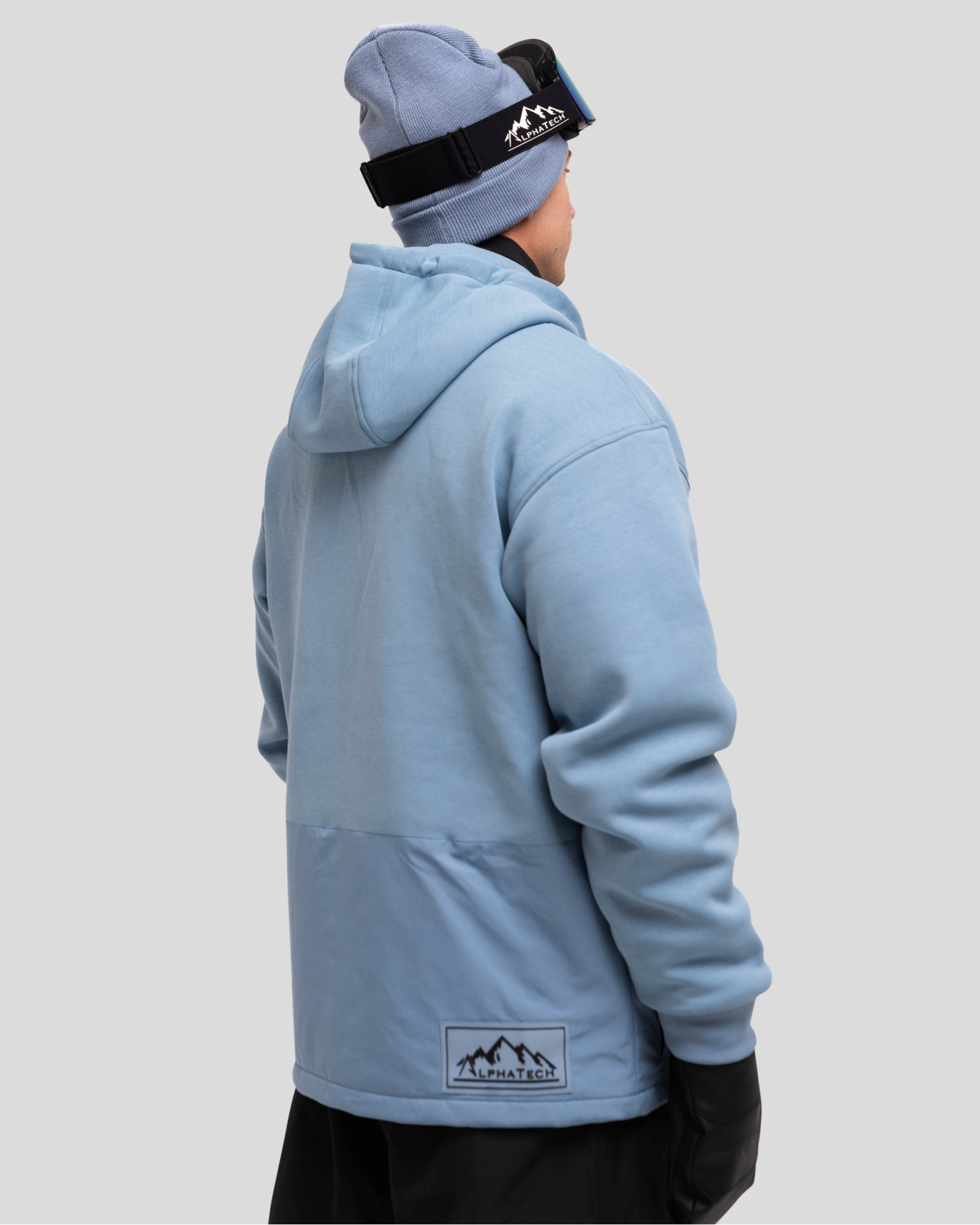 The Softflex Zip-up: Faded Denim