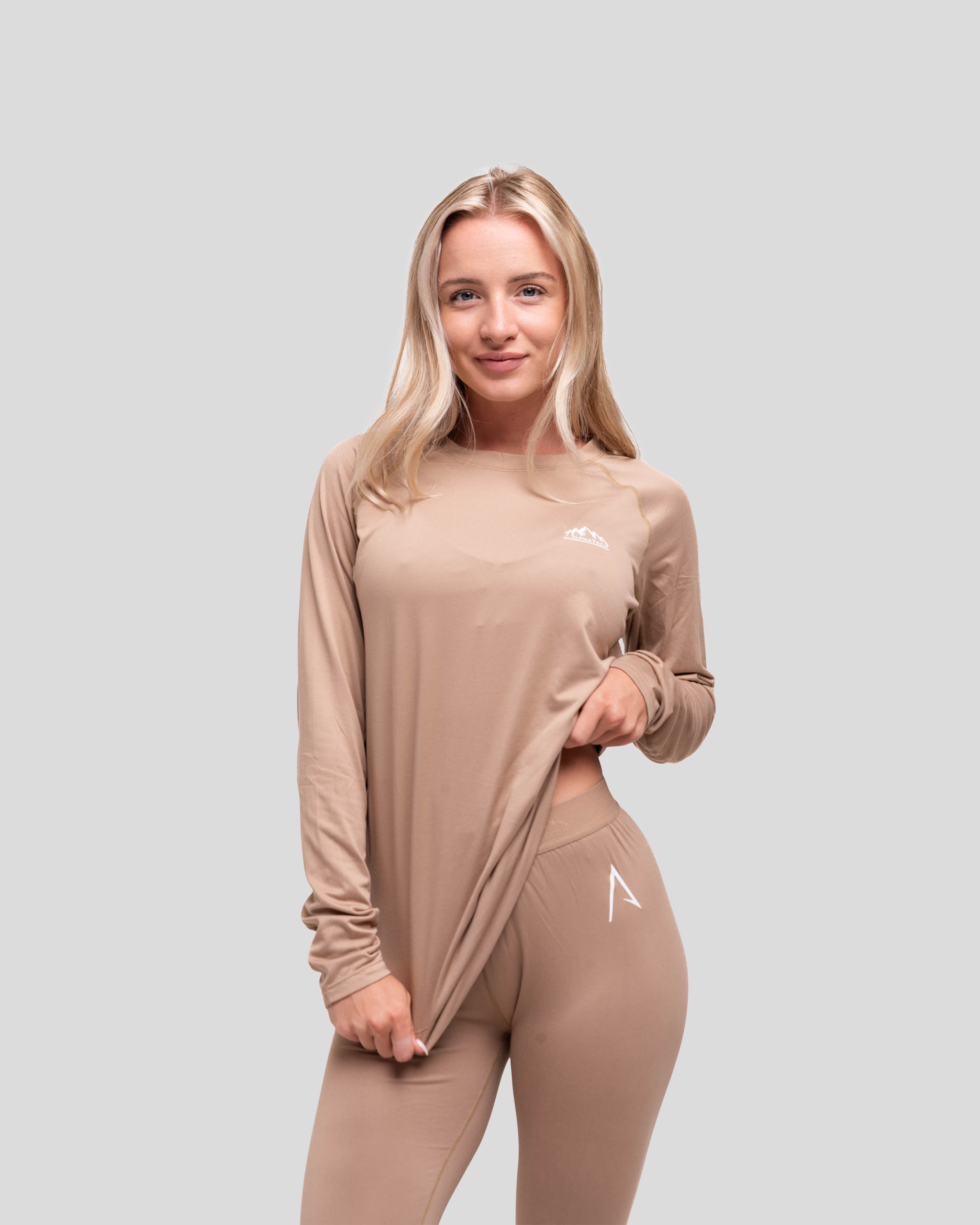 Crew Neck Base Layer: Clay