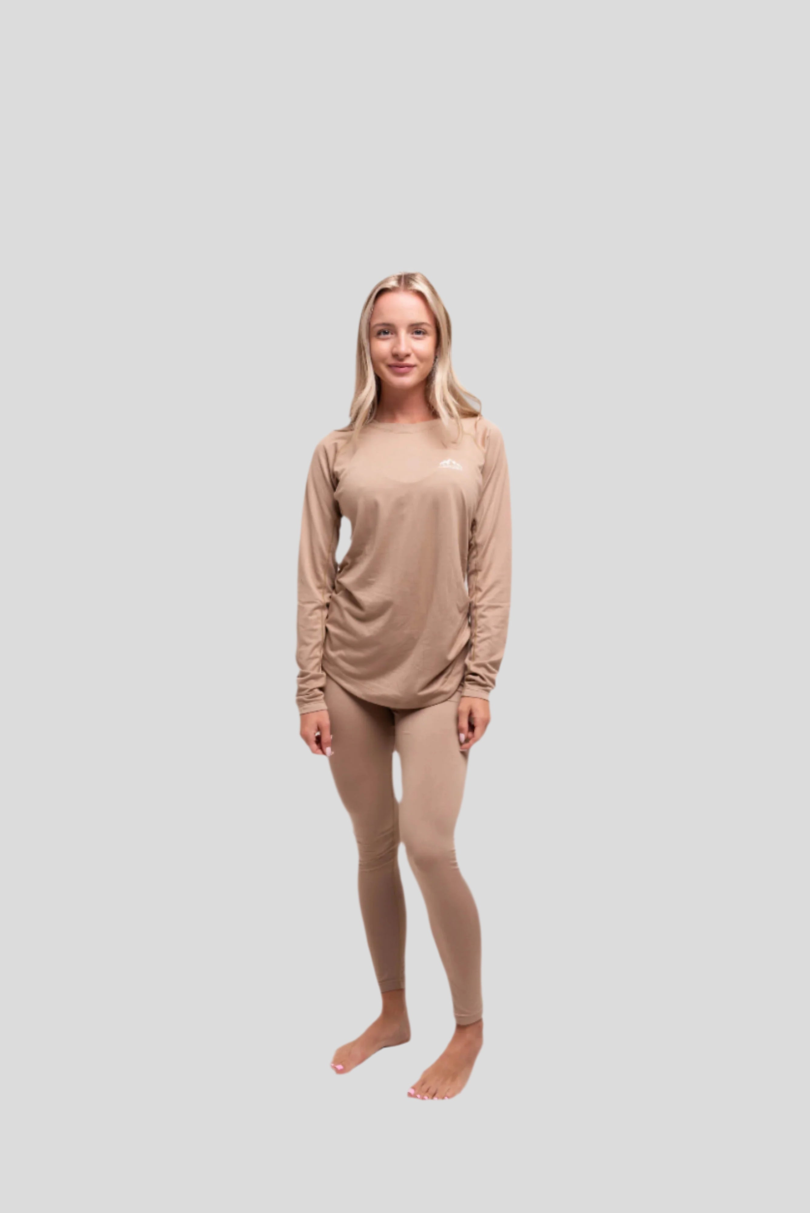 Crew Neck Base Layer: Clay