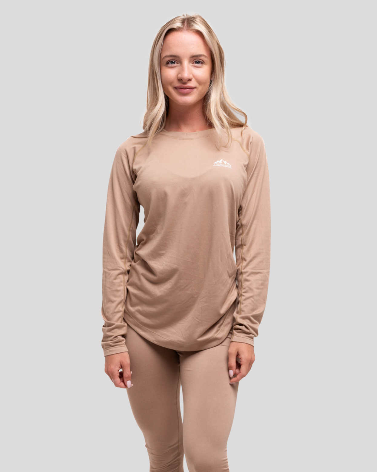 Crew Neck Base Layer: Clay