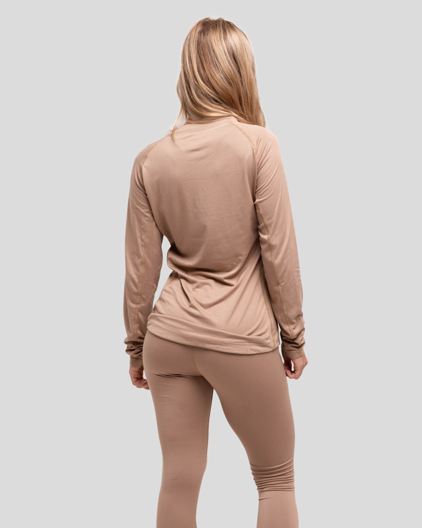 Crew Neck Base Layer: Clay