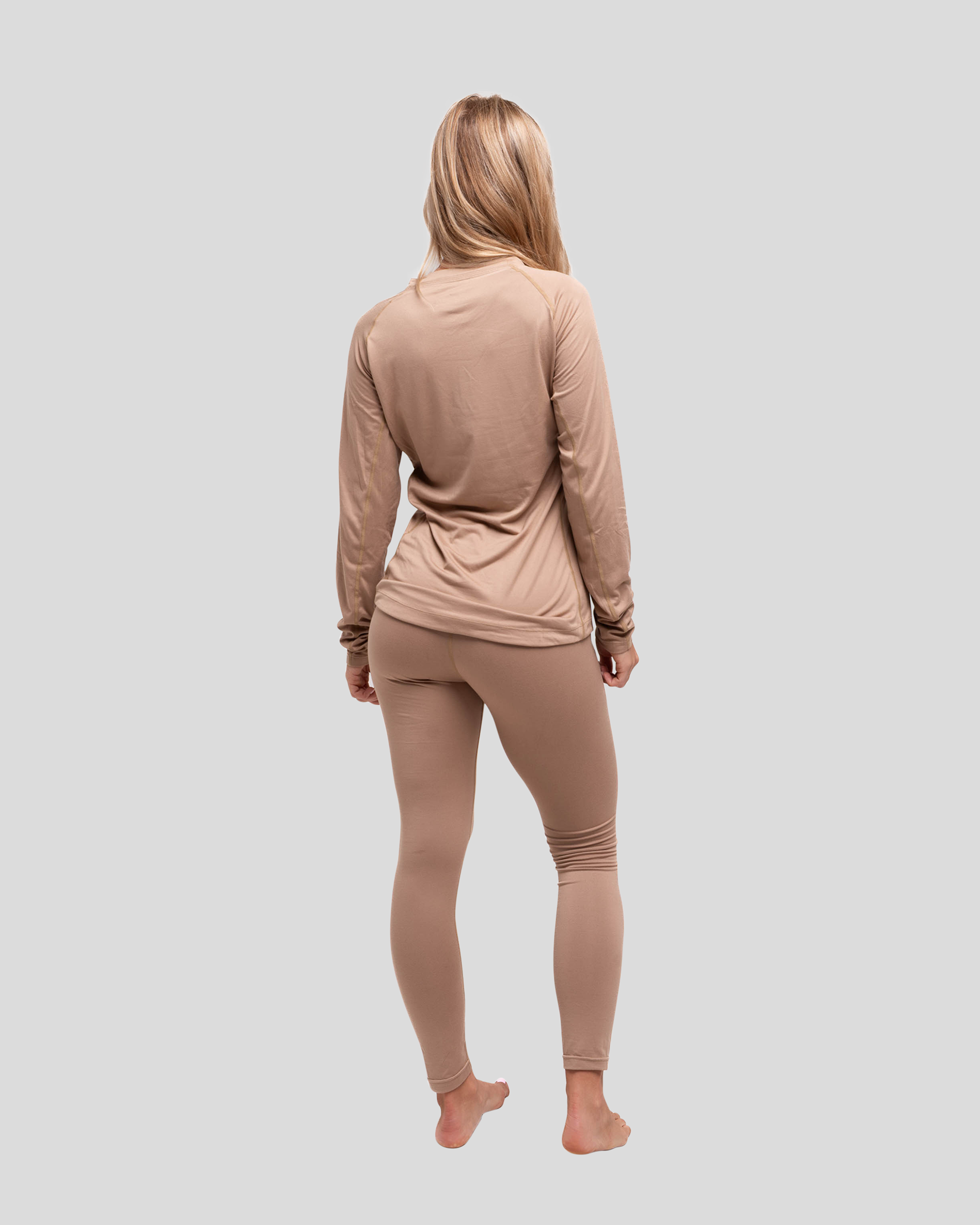 Crew Neck Base Layer: Clay