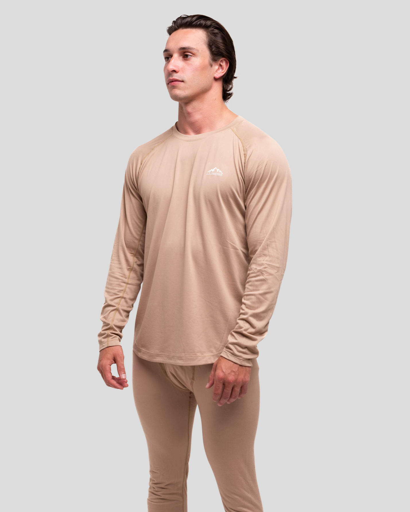 Crew Neck Base Layer: Clay