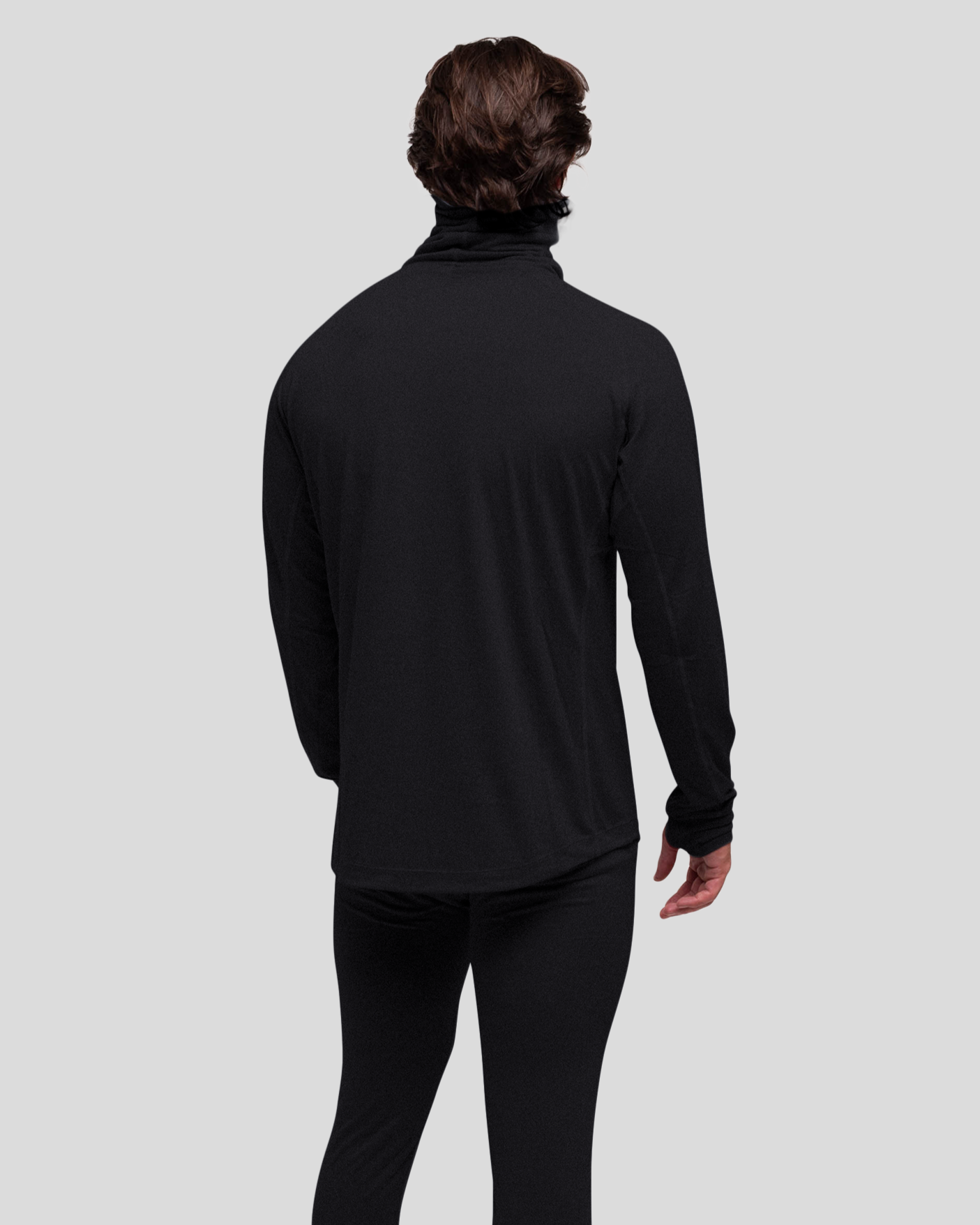 Long Neck Base Layer: Black