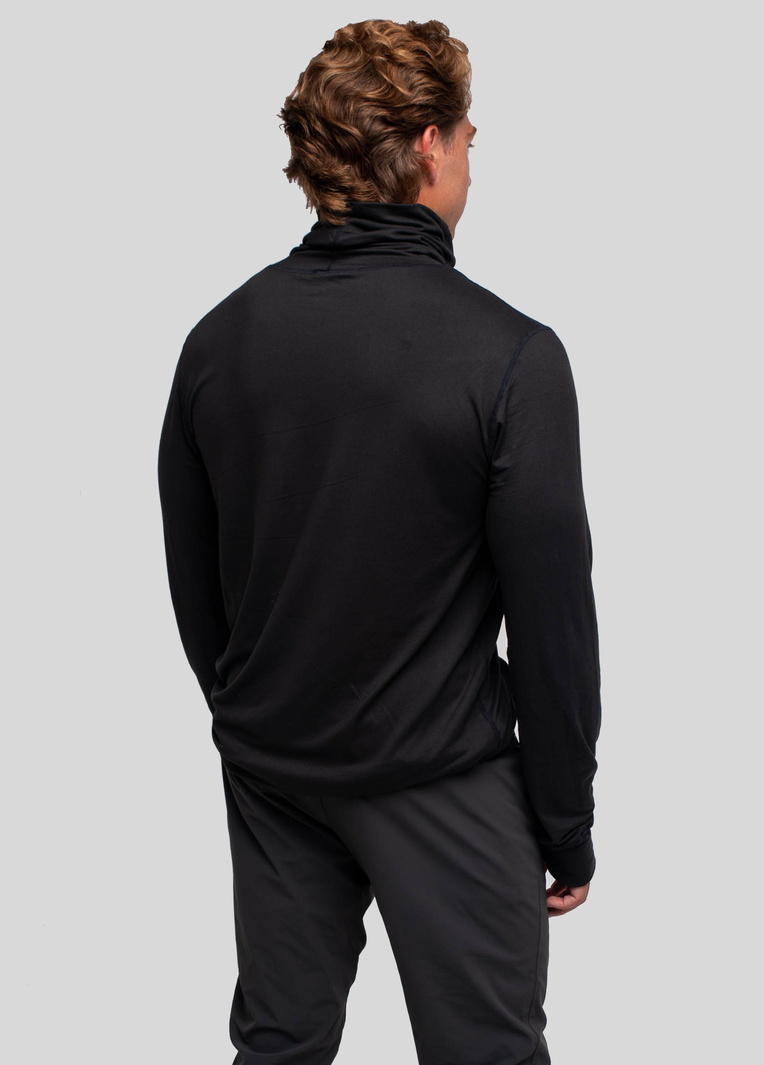 Long Neck Base Layer: Black