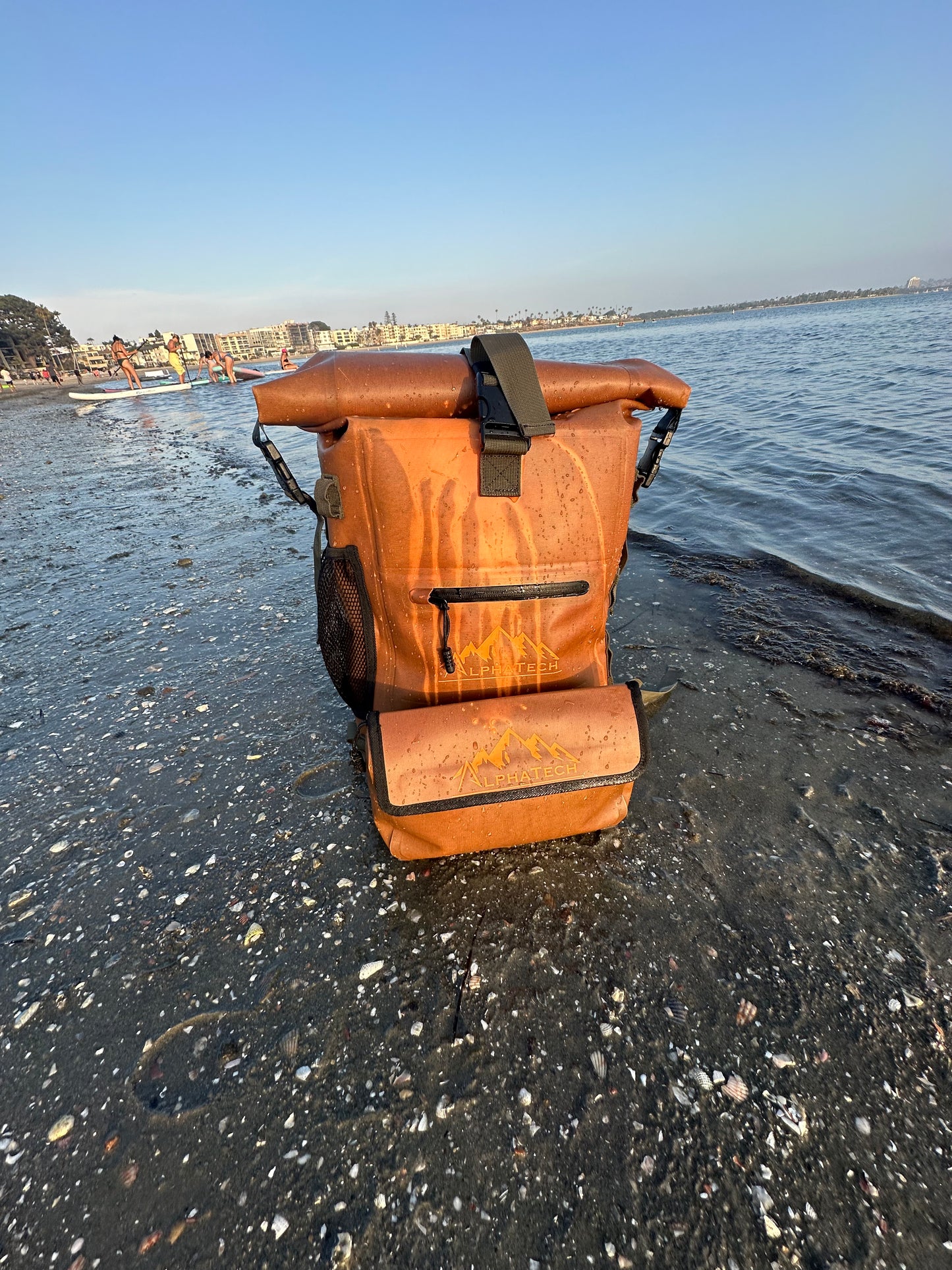 Color Changing Drybag + DryPouch: Brown/Orange