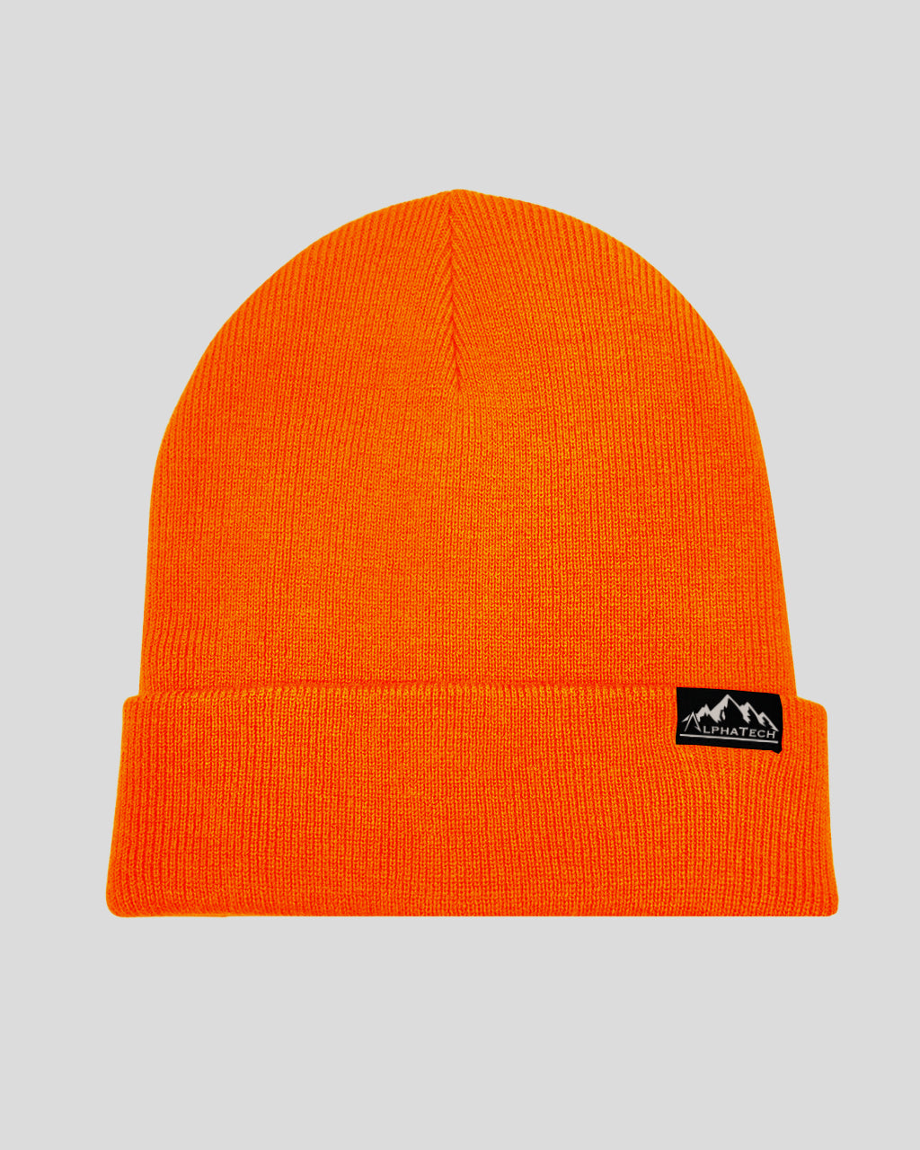 Merino Wool Team Beanie: High Vis Orange