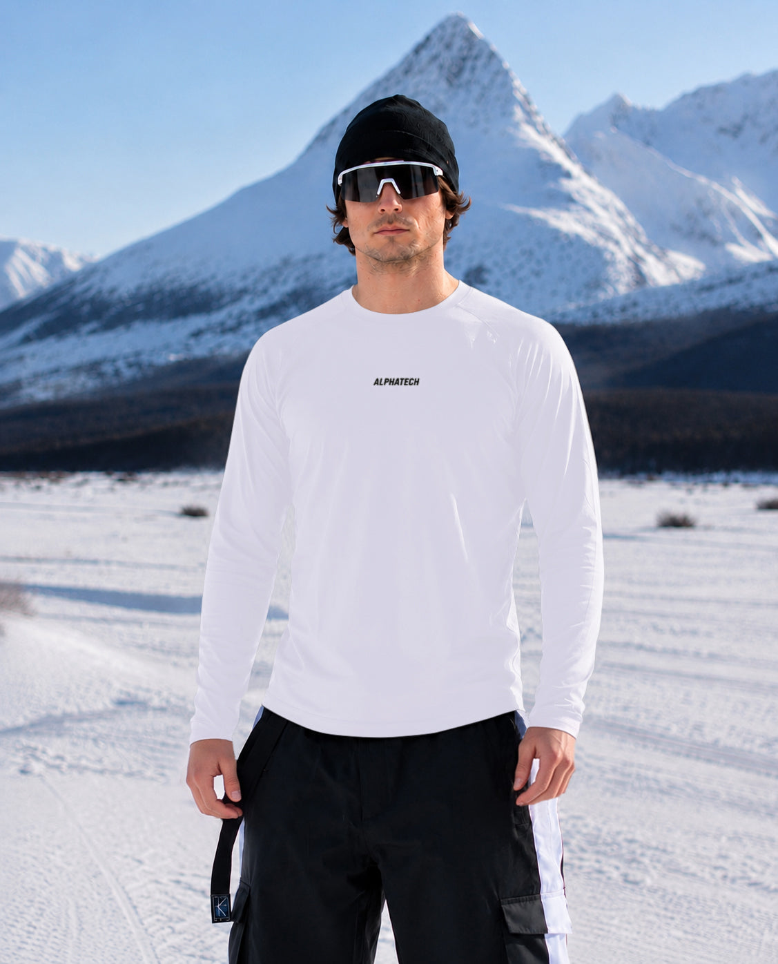 Crew Neck Base Layer: White