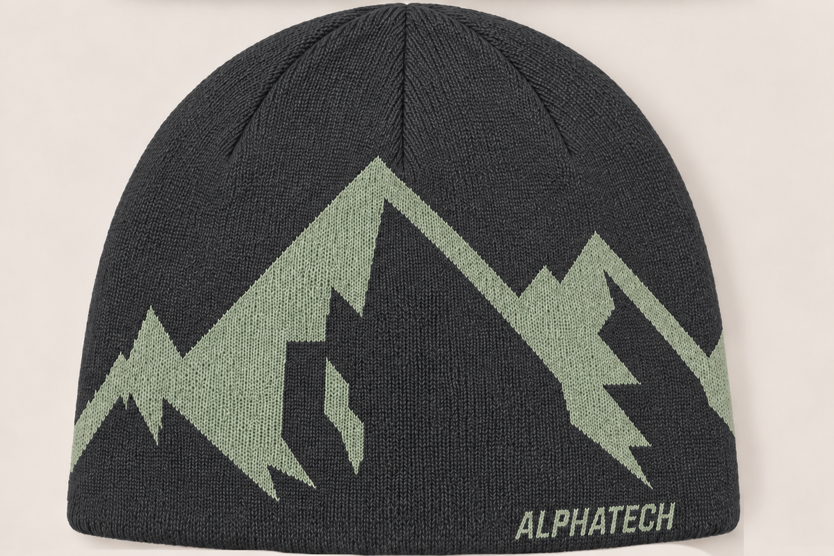 Beanie Design 1: Charcoal