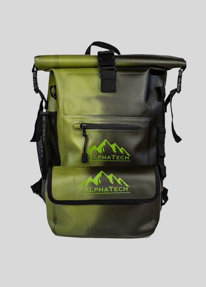 Color Changing Drybag + DryPouch: Black/Green