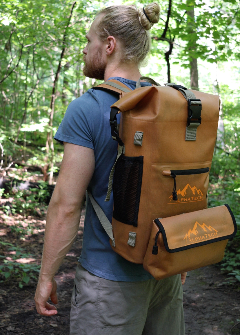 Color Changing Drybag + DryPouch: Brown/Orange