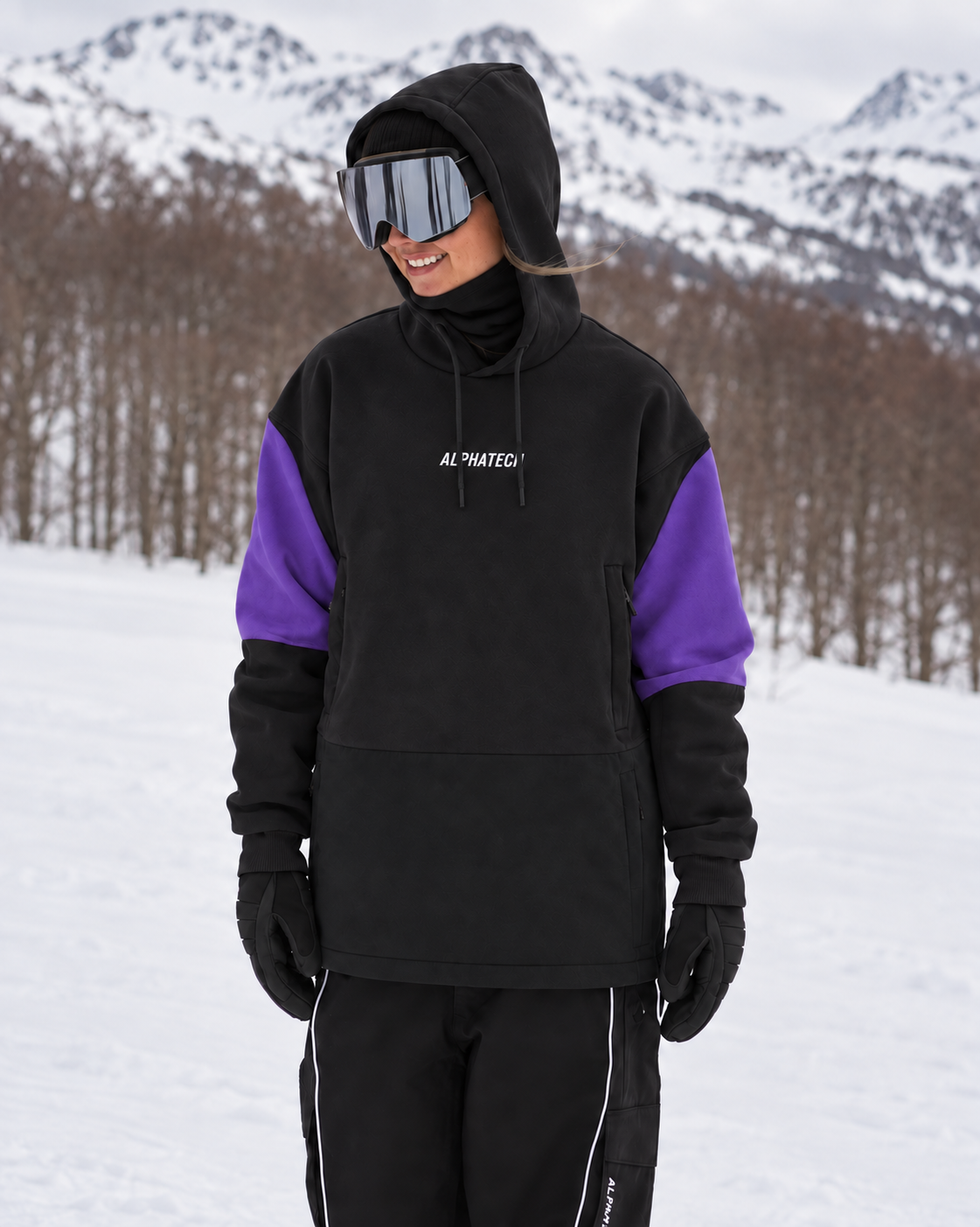 Softflex Pro Wingspan: Black / Purple