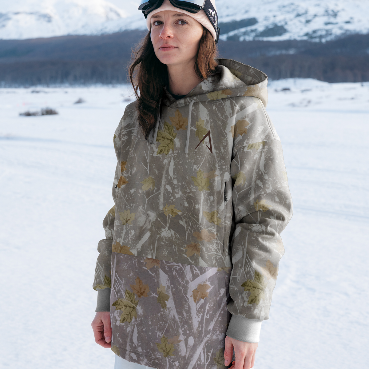 Softflex Light Snow Hoodie: Ash Camo