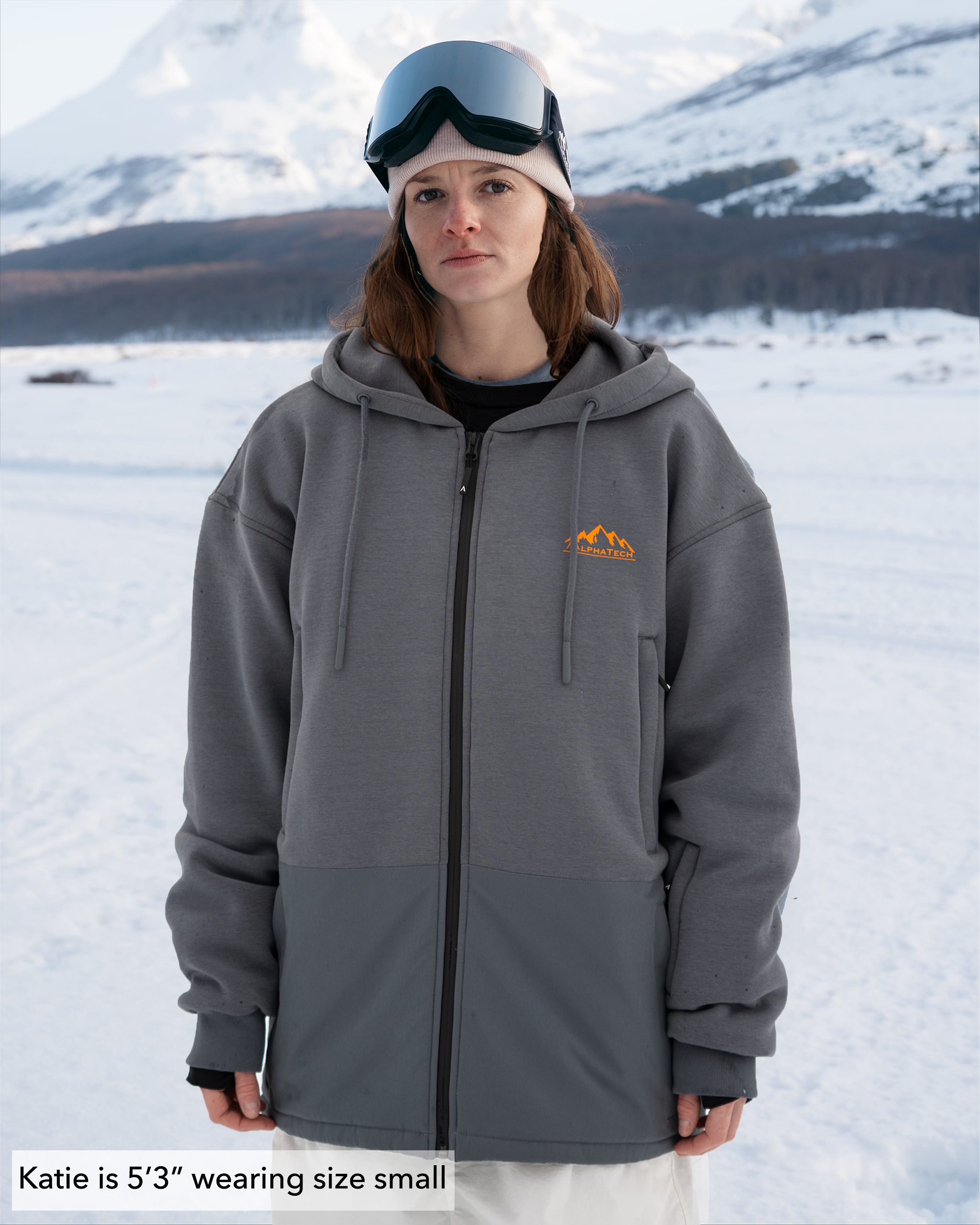 The Softflex Zip-up: Charcoal