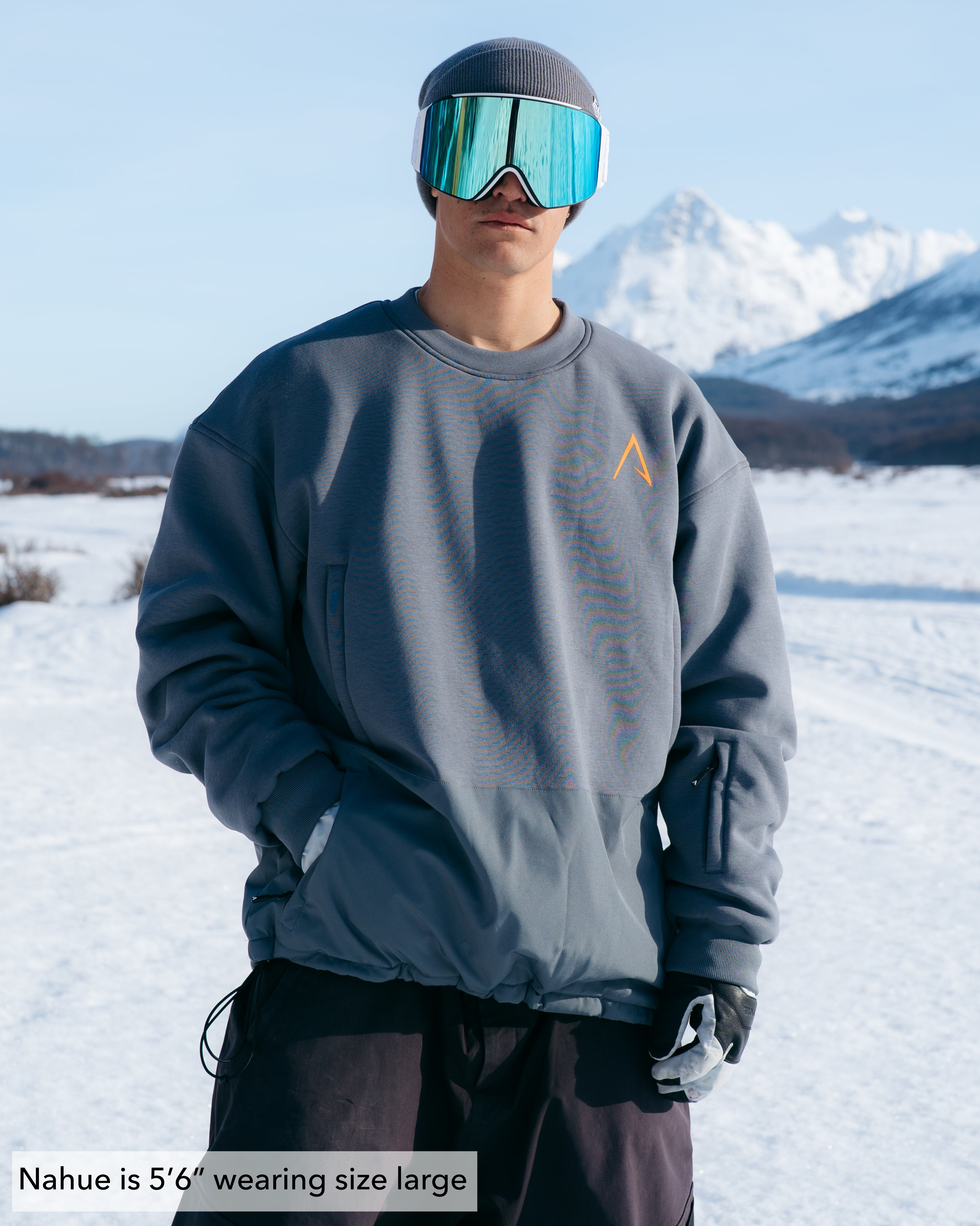 The Softflex Light - Crewneck: Charcoal