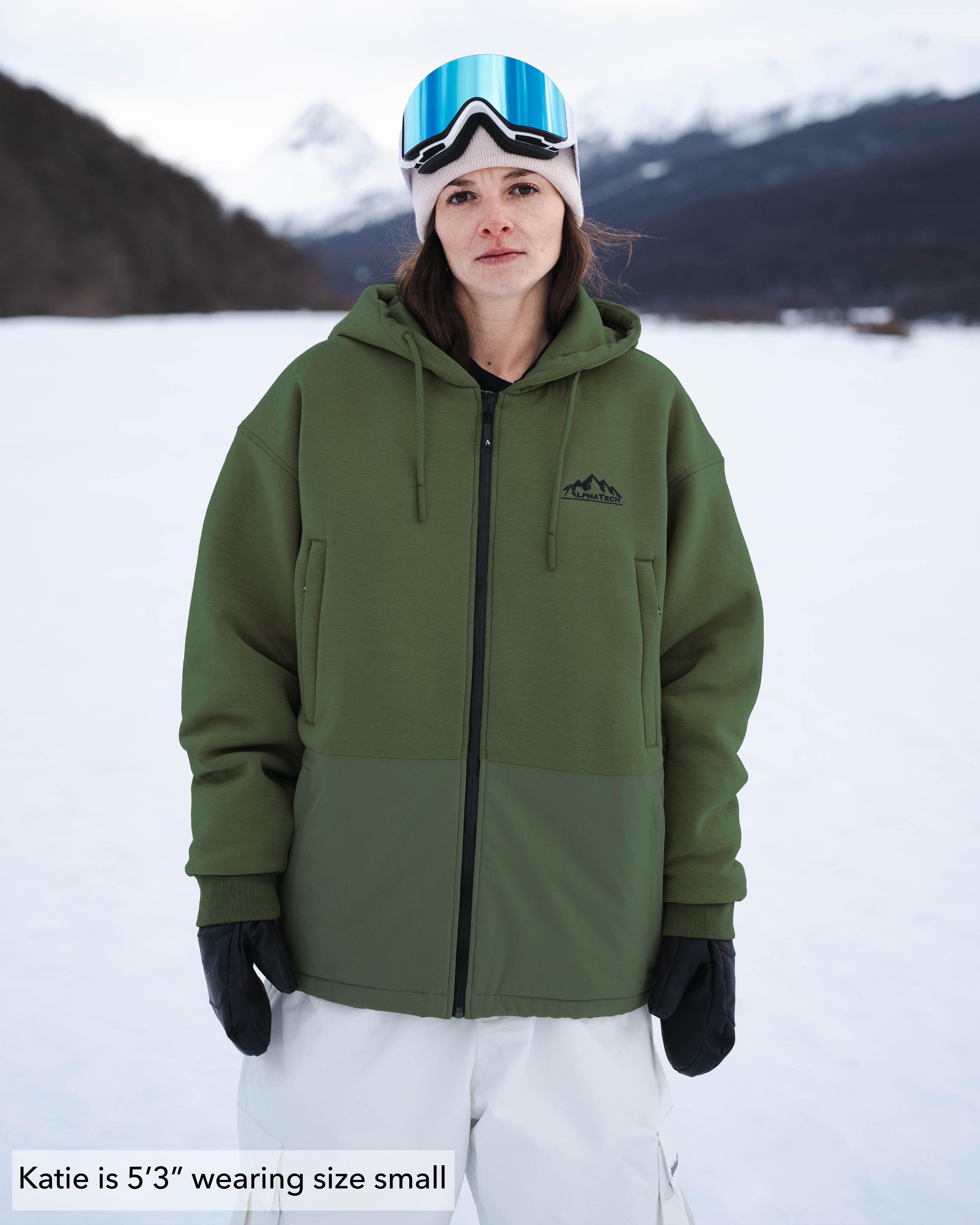 The Softflex Zip-up: Olive