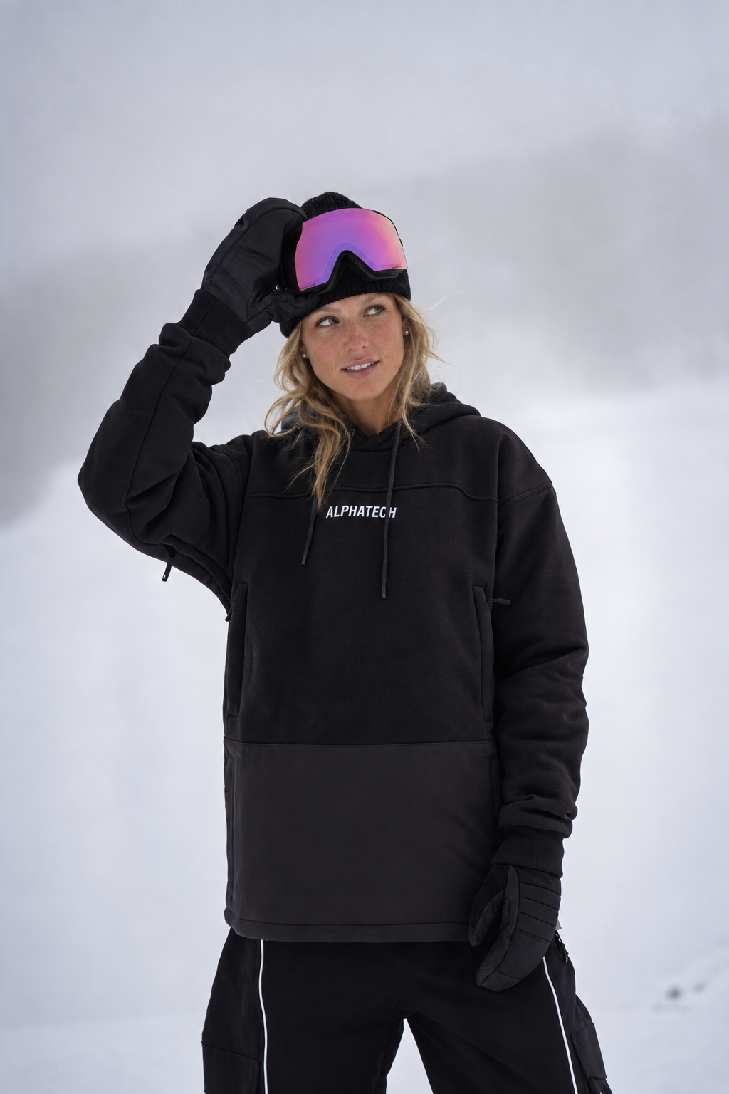 The Softflex Pro: Black with Chest Seam