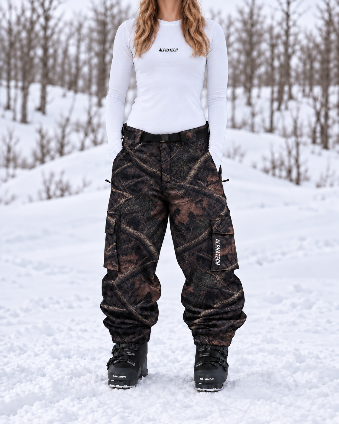 Freefit Snowpants: Dark Camo