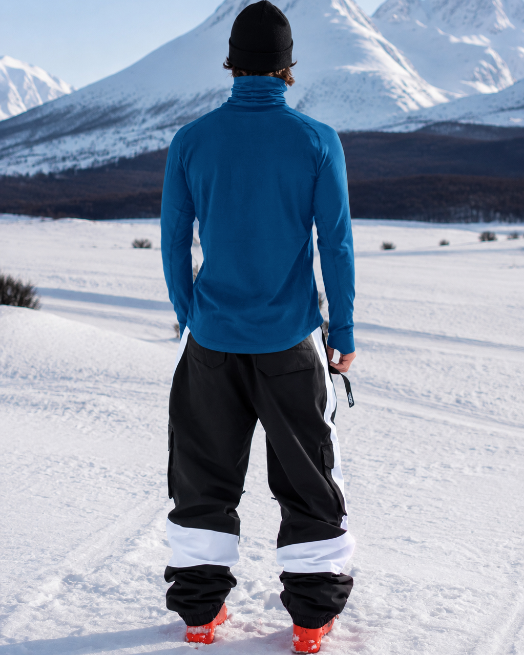 Long Neck Base Layer: Navy Blue