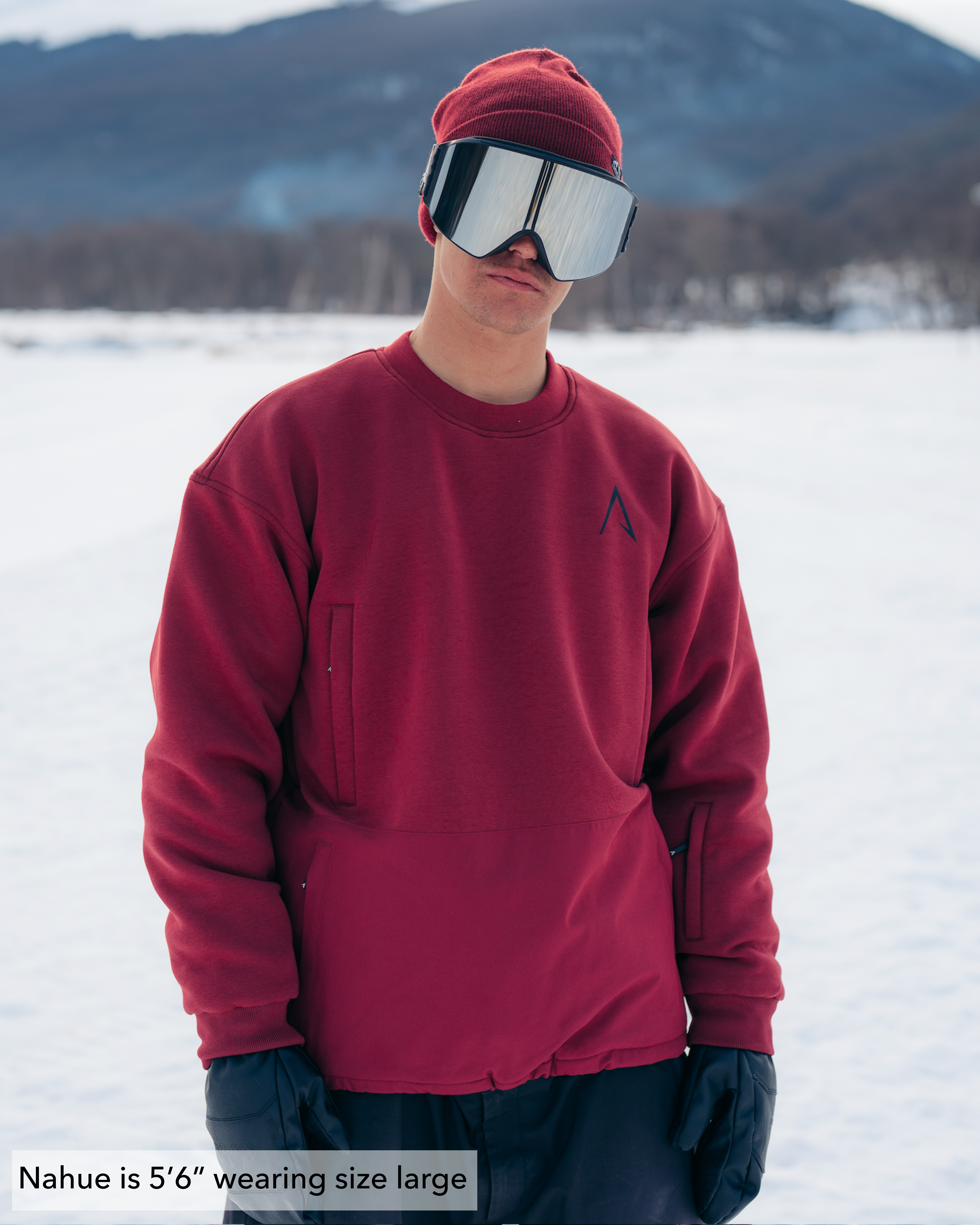 The Softflex Light - Crewneck: Maroon