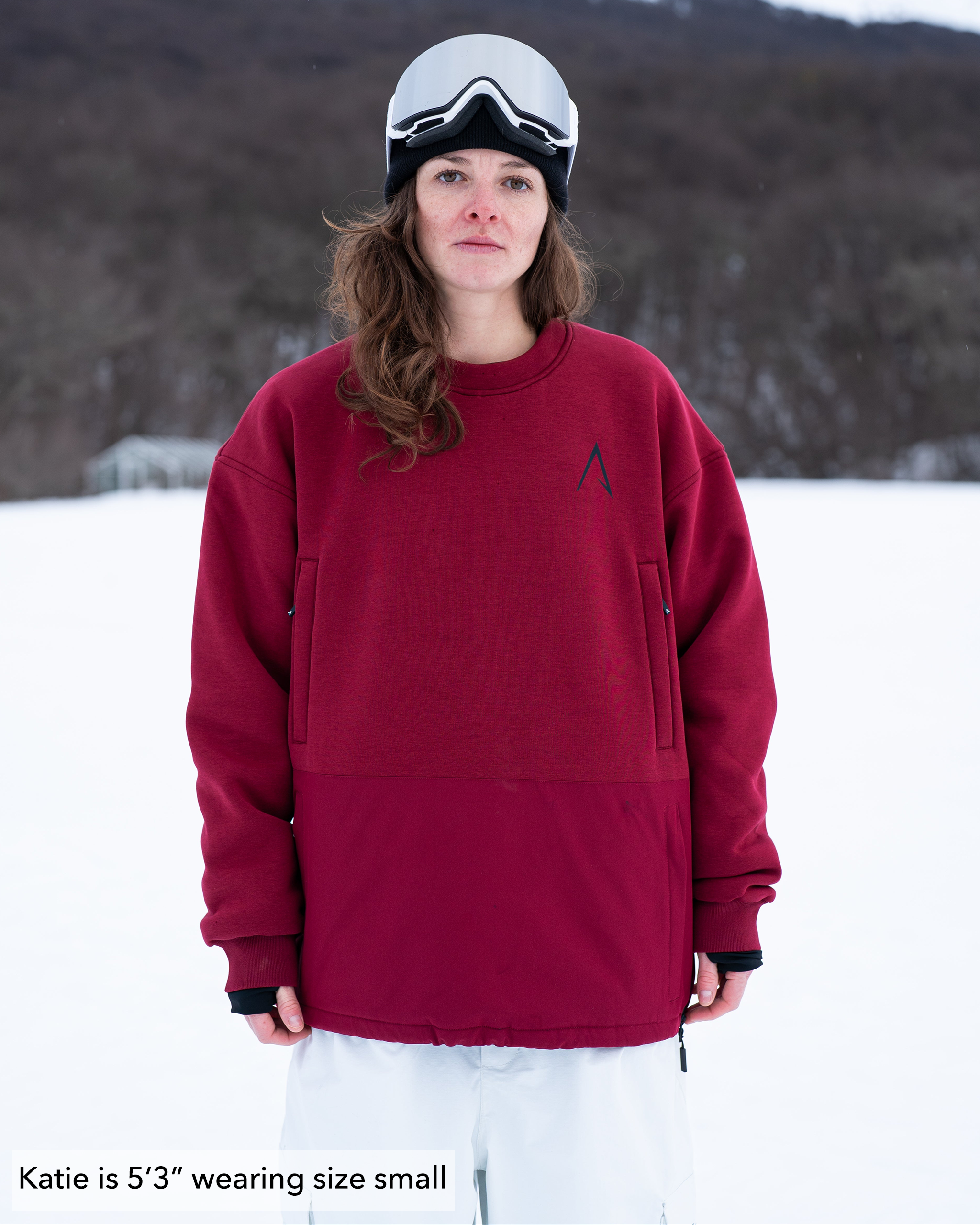 The Softflex Light - Crewneck: Maroon
