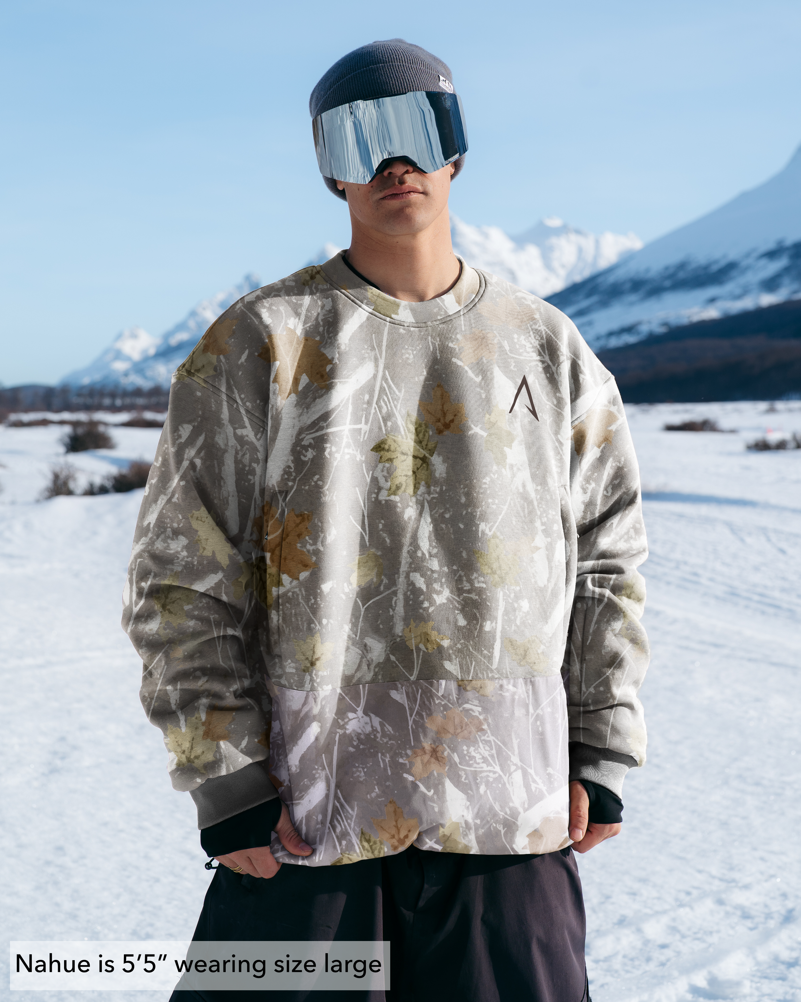 The Softflex Light - Crewneck: Ash Camo