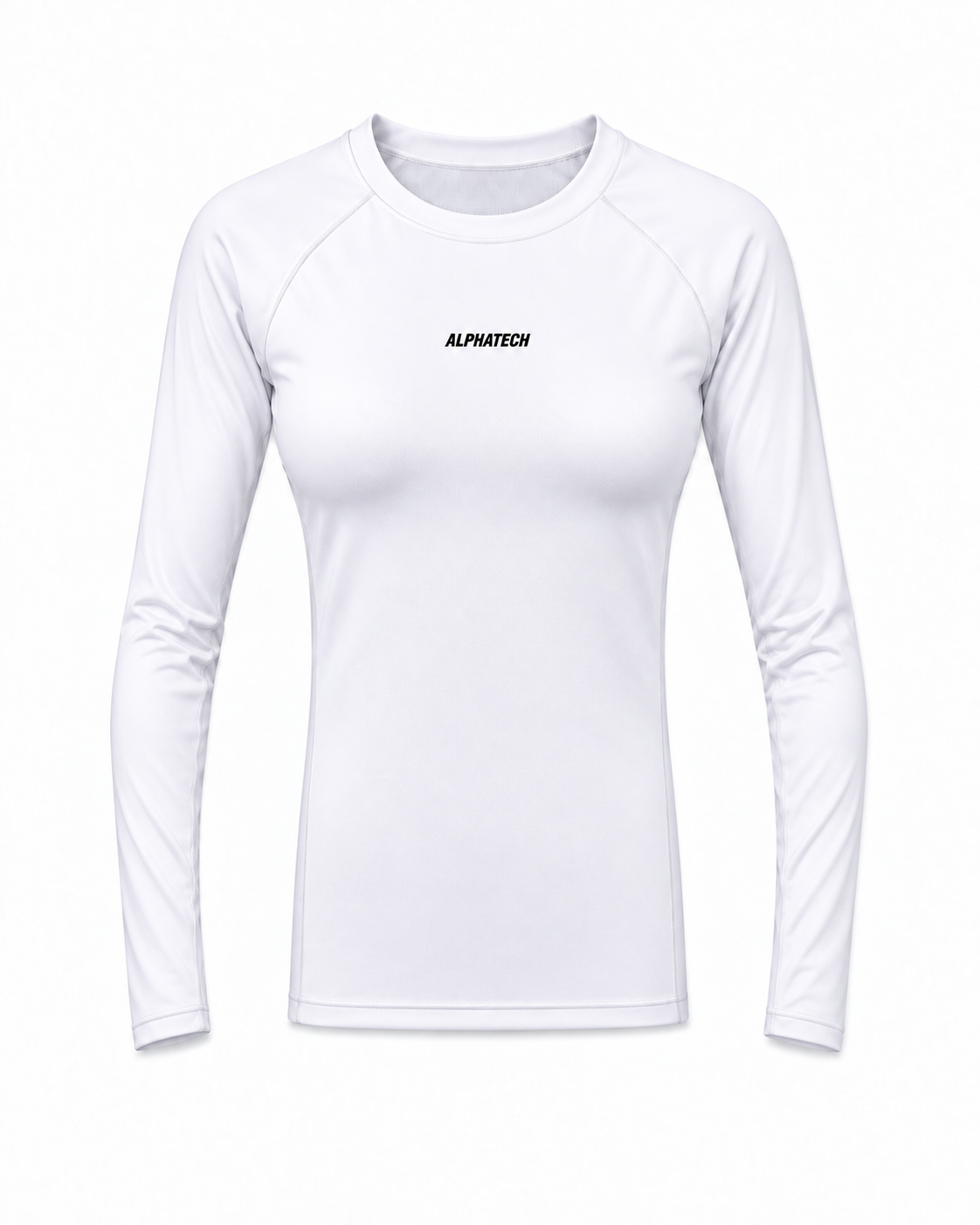 Crew Neck Base Layer: White