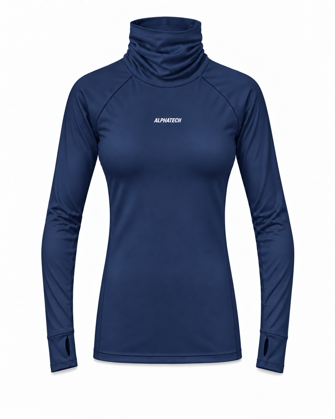 Long Neck Base Layer: Navy Blue