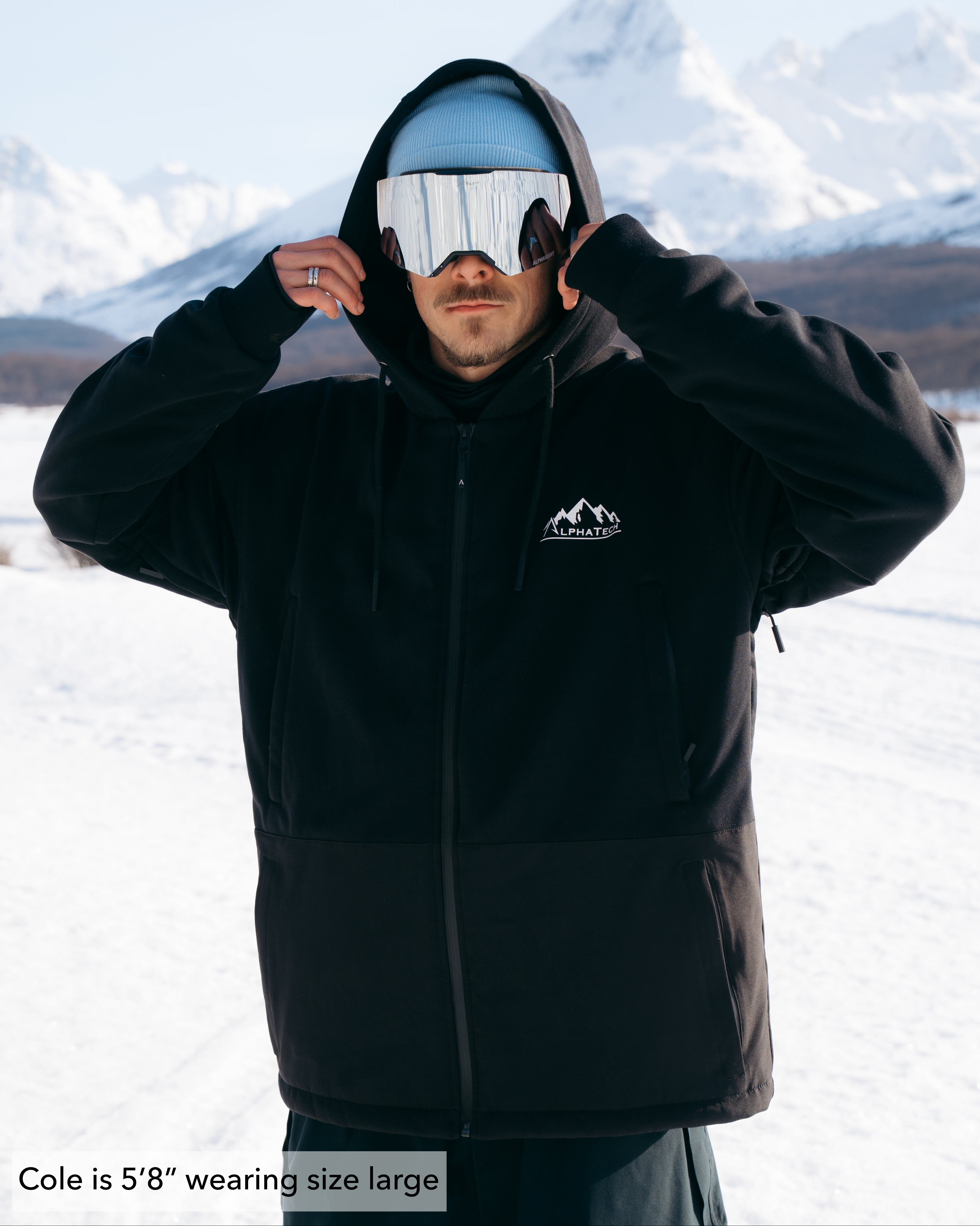The Softflex Zip-up: Black