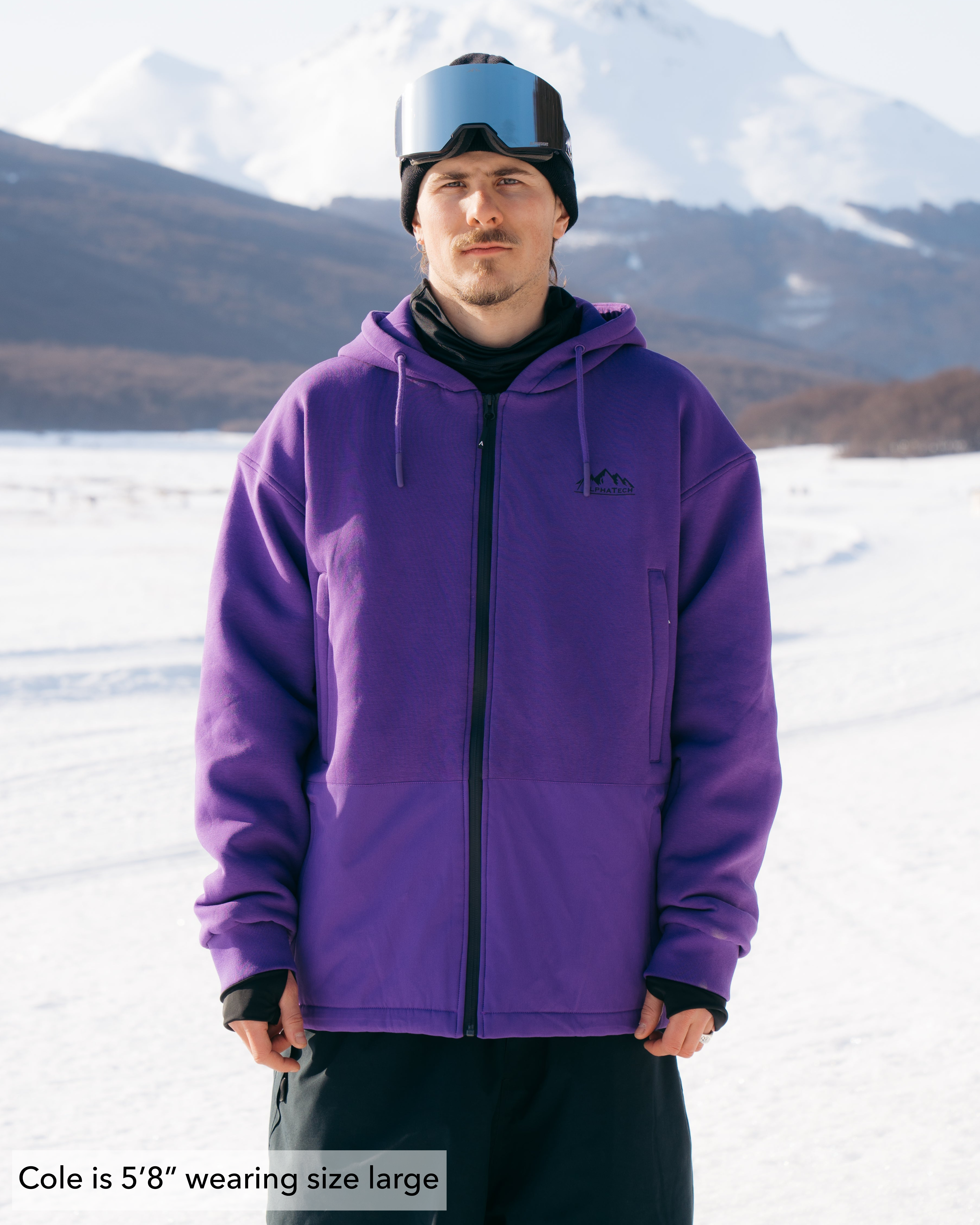 The Softflex Zip-up: Purple